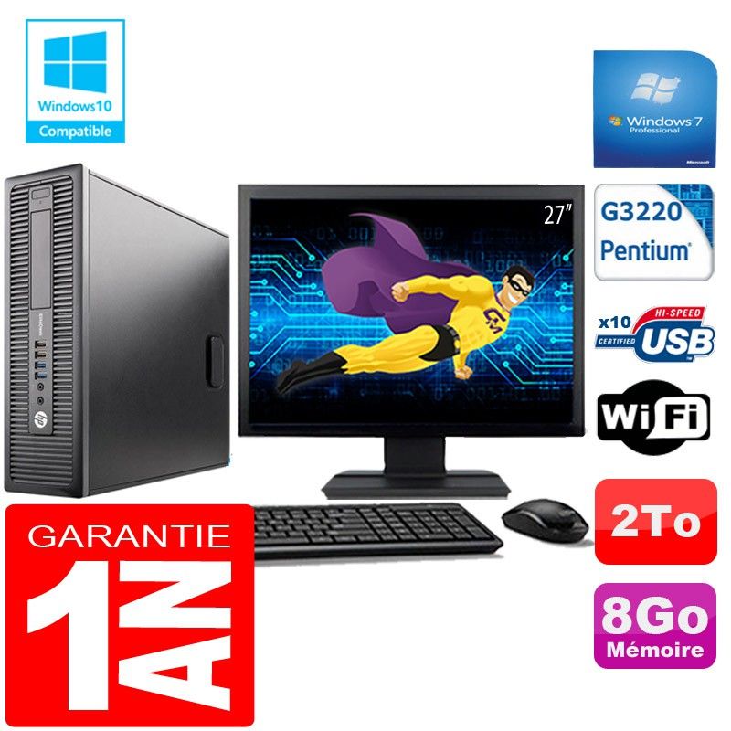 HP EliteDesk 800 G1 SFF Desktop Computer