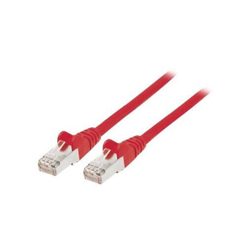 Câble de raccordement réseau IC Intracom, Cat6, 10m, Rouge