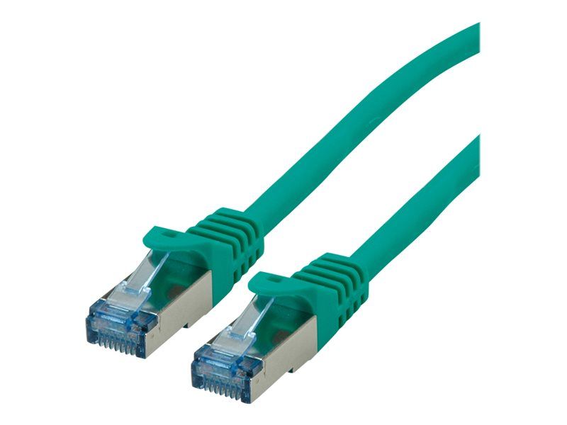 Secomp CAT 6a SFTP Green Network Cable, 15m (RJ-45 Male to RJ-45 Male)