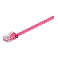 Cable de red MicroConnect - 3 m, CAT6 UTP, RJ-45 (M) a RJ-45 (M), sin halógeno, bloqueado - Rosa