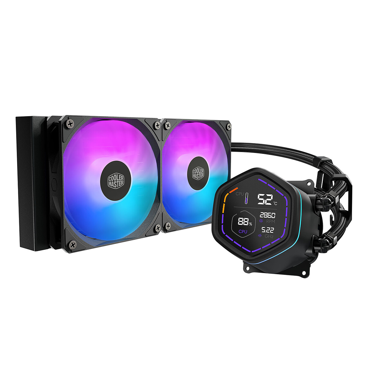 Cooler Master MasterLiquid Core Nex Digital 240 Noir