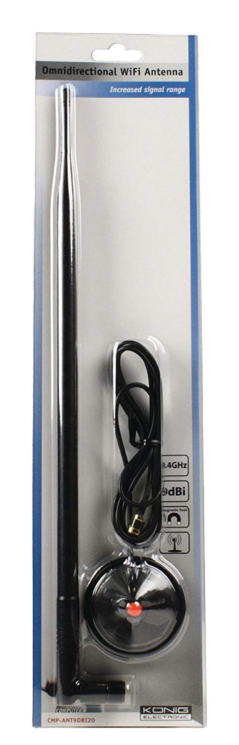 Nedis Konig WiFi Antenna - 9dBi Omni-Directional Antenna