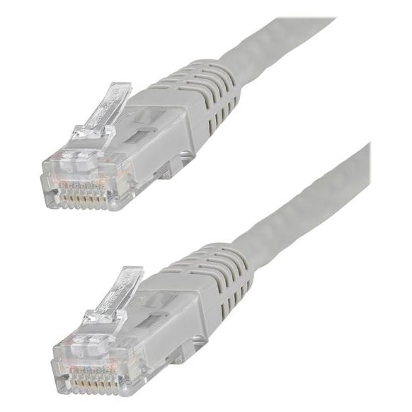 Câble Ethernet StarTech de 50 pièges CAT6, gris