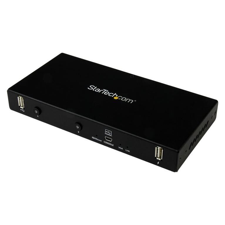 StarTech.com 2-Port KVM Console Adapter - Laptop to Server - Rack-Mount Crash Cart - KVM Switch - 2 x KVM Ports - 1 Local User - Desktop