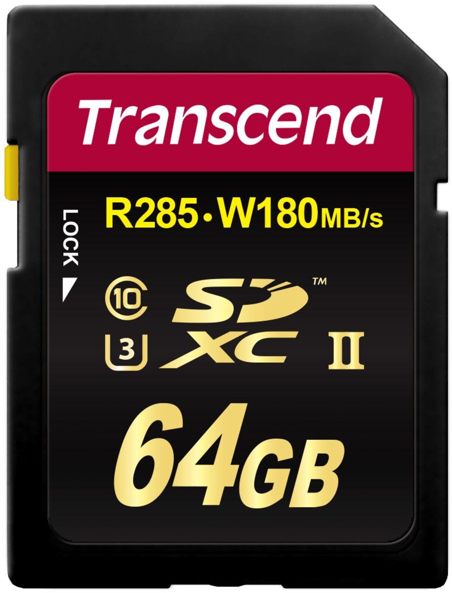 Transcend 700S Flash Memory Card - 64GB - Video Class V90 / UHS-II U3 / Class 10 - SDXC UHS-II