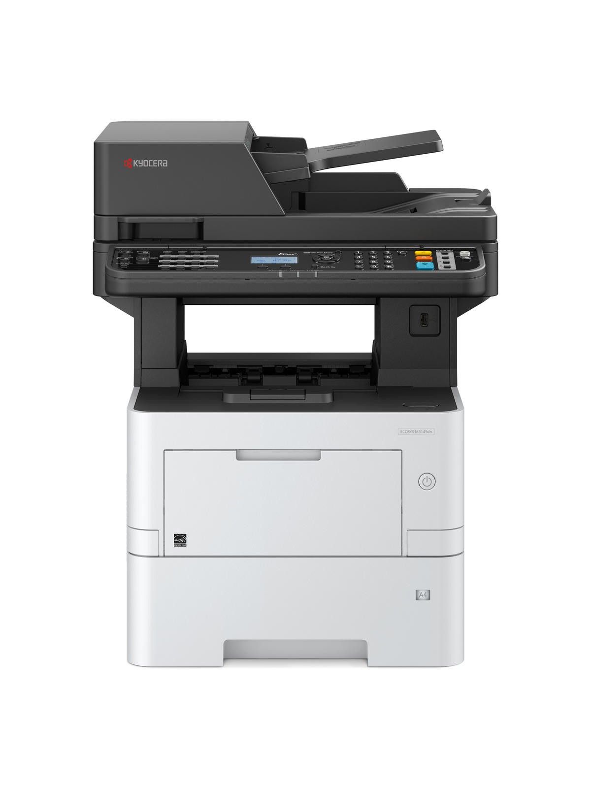 Kyocera EcoSys M3145dn Black-White Laser Multi-Function Printer (A4, 3-in-1, Printer, Copier, Scanner, Duplex, Network, USB)