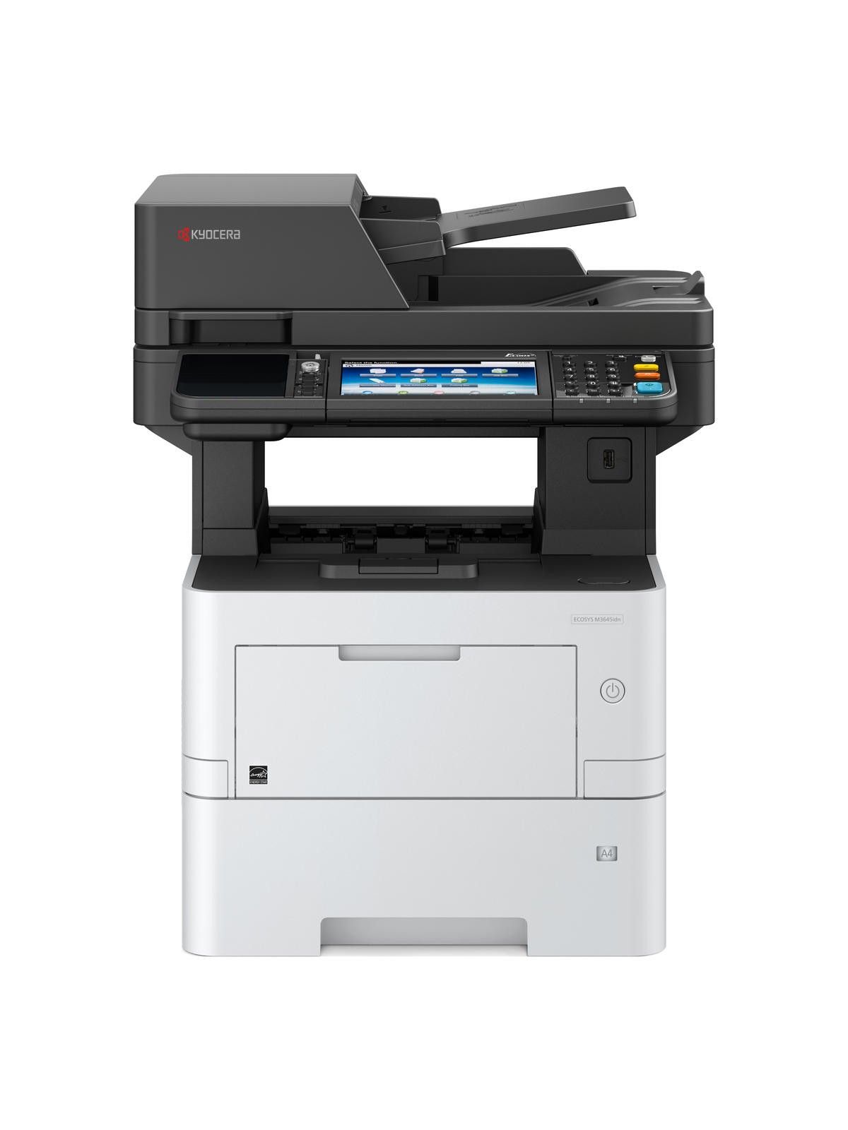Kyocera ECOSYS M3645idn Laser Multifunction Printer (A4, 4-in-1, Printer, Copier, Scanner, Fax, Duplex, Network, USB)