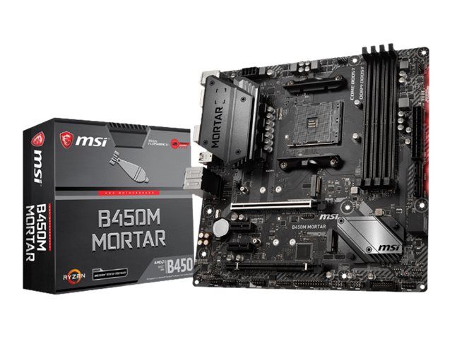 MSI B450M MORTAR - Micro ATX Motherboard