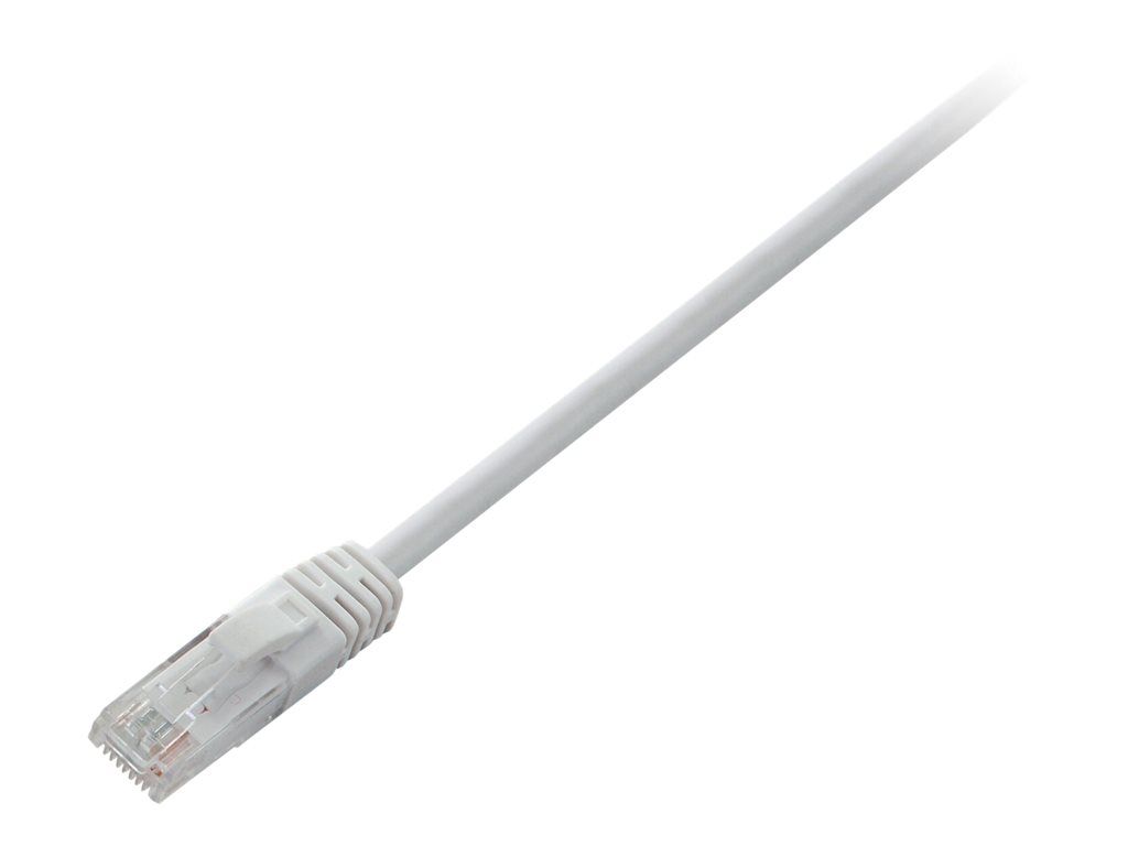 V7 RJ-45 to RJ-45 Cable - 50cm - UTP CAT 6 - Molded, Hookless - White