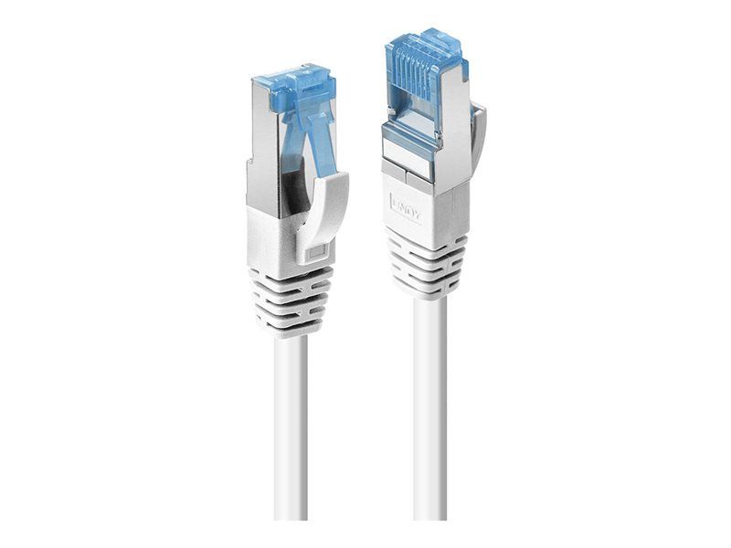Lindy RJ-45 to RJ-45 Cable - 1m - SFTP, PiMF - CAT 6a - Halogen Free, Crochet Free - White