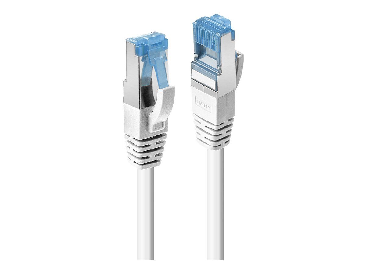 Câble Lindy SFTP, 5 m, CAT6, RJ-45 (M) vers RJ-45 (M), sans halogène, sans crochet, blanc