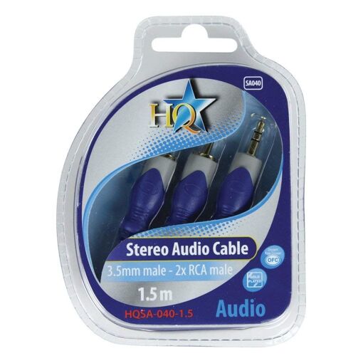 Nedis HQ Standard Stereo Audio Cable - 1.5m