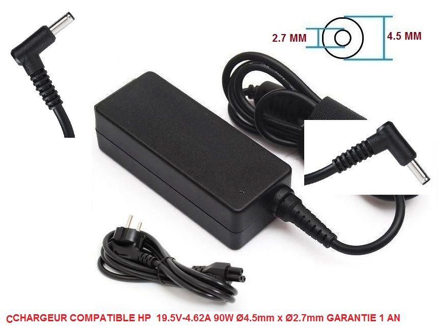 Adaptador de alimentación HP 19.5V-4.62A 90W