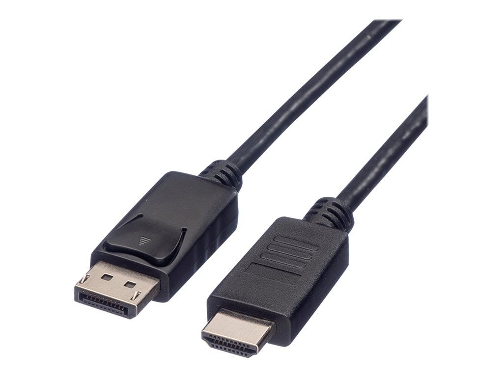 Secomp DisplayPort to HDMI Adapter Cable - 1.5m, Black, Shielded, 1080p Support