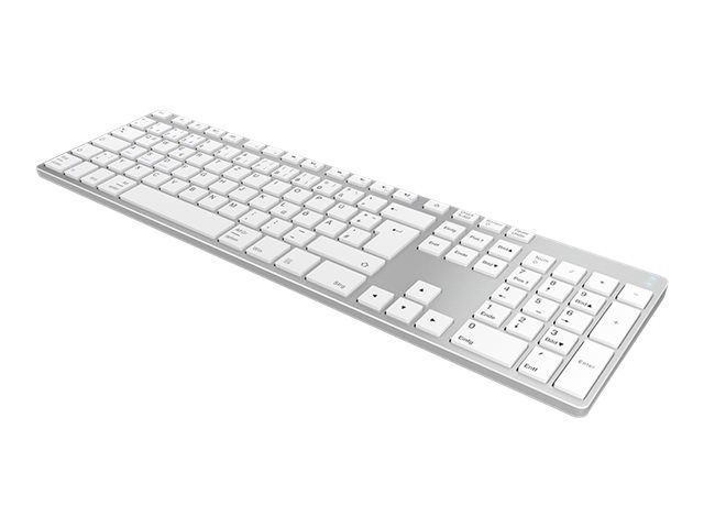 Keysonic KSK-8022BT Wireless Keyboard - QWERTZ Layout - German - Silver