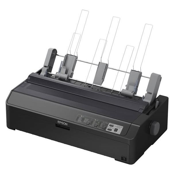 Epson LQ 2090II Dot Matrix Printer - Monochrome - Roll (8.5 inches), 406.4mm Width, 420x364mm - 360x180 dpi - 24 Pin - Up to 584 char/sec - Parallel, USB 2.0