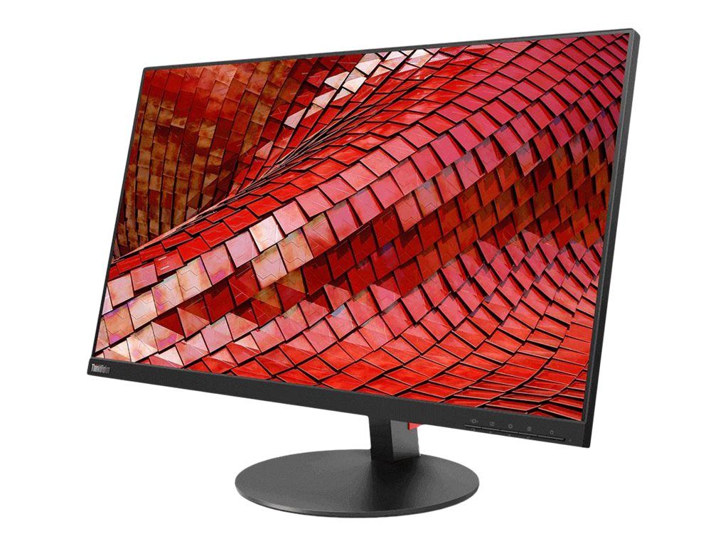 Lenovo ThinkVision T27i-10 - Écran LED - 27" - 1920 x 1080 Full HD (1080p) @ 75 Hz - IPS - 250 cd/m² - 1000:1 - 4 ms - HDMI, VGA, DisplayPort - noir corbeau