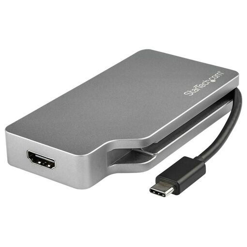 Adaptador multipuerto StarTech USB-C - Convertidor HDMI/VGA/Mini DisplayPort o DVI de 4K60Hz