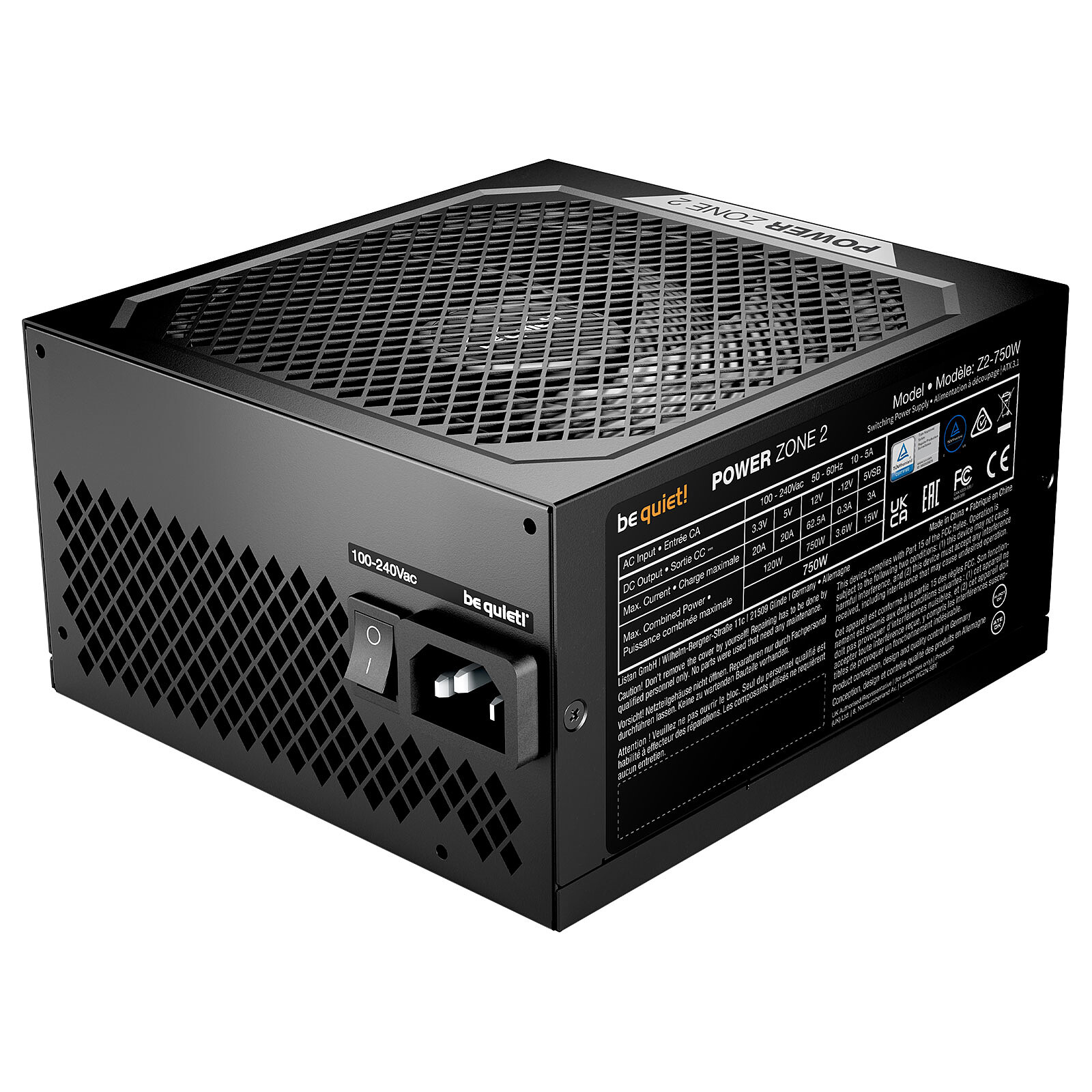 be quiet! Power Zone 2 750W 80PLUS Platinum