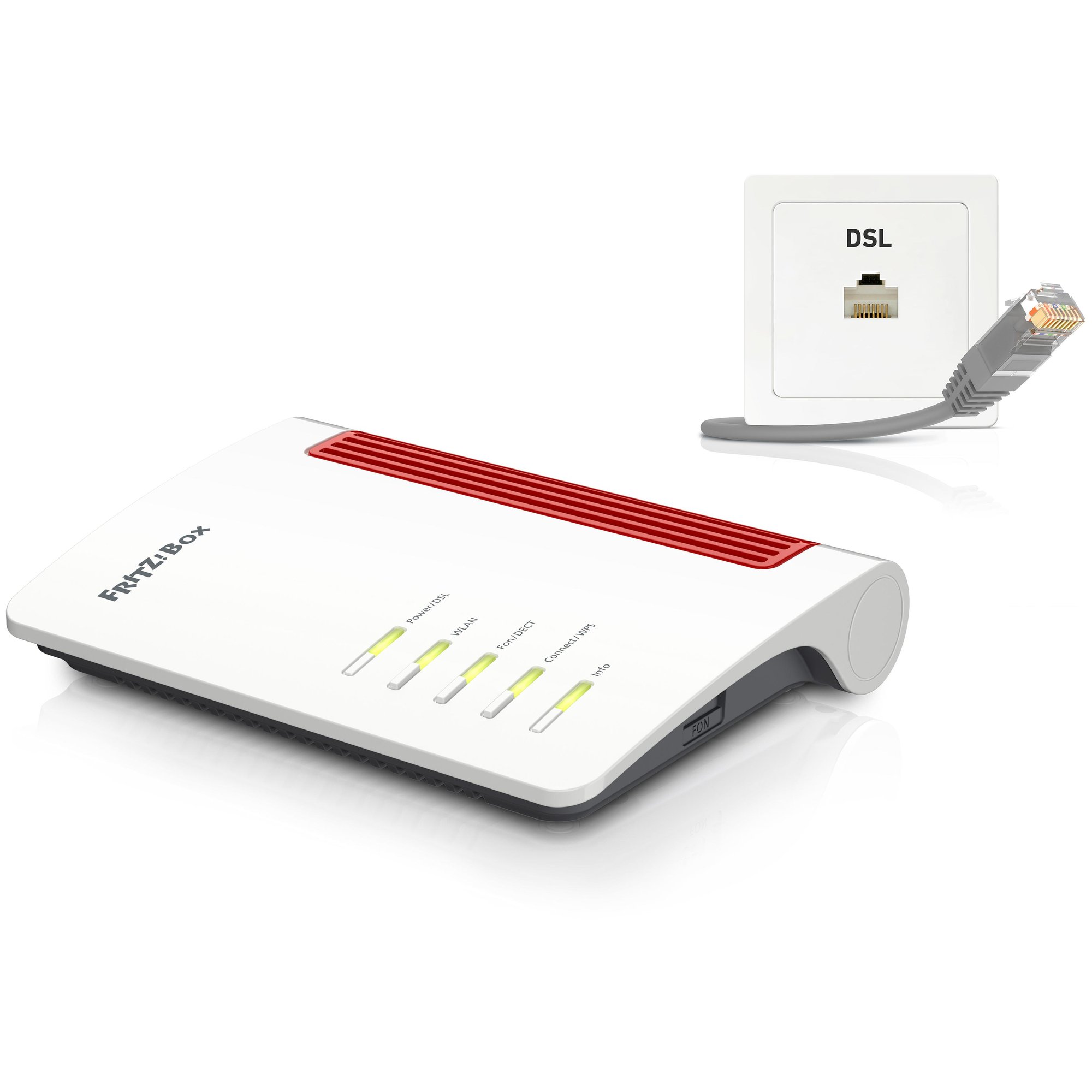 Fritz! 7530 Wireless Gigabit Ethernet Router Dual-Band (2.4 GHz / 5 GHz)