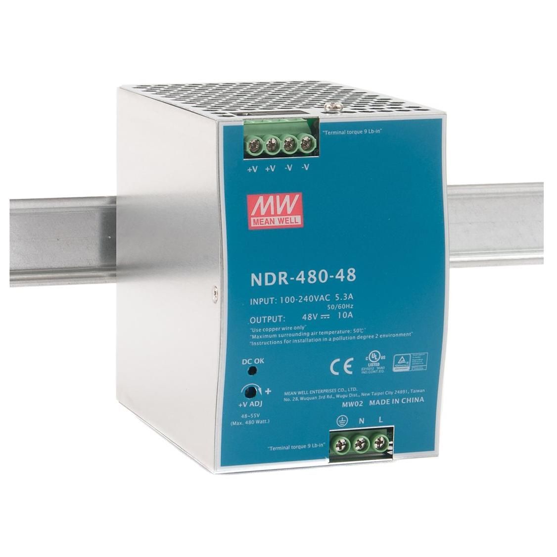 D-Link DIS N480-48 480W DIN Rail Power Supply for DIS 100G-5PSW