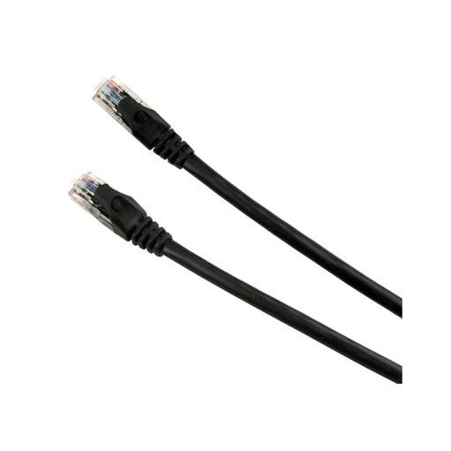 Connectland Cat6E UTP RJ45 Right Angle 50m Black Cable