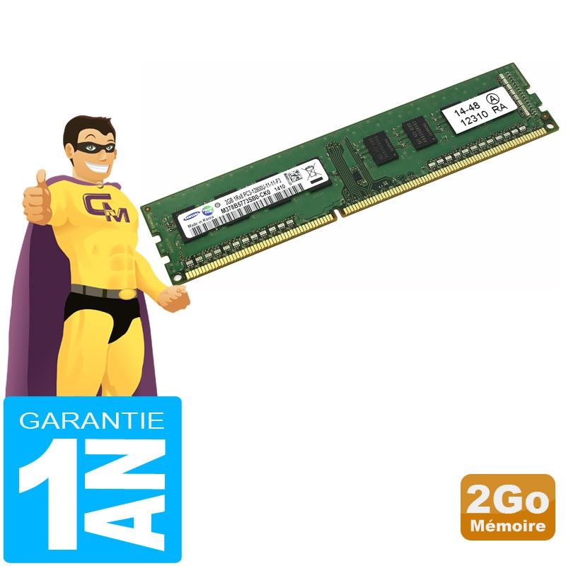 Samsung M378B5773SB0-CK0 1600MHz DDR3 RAM (2GB, CL11)