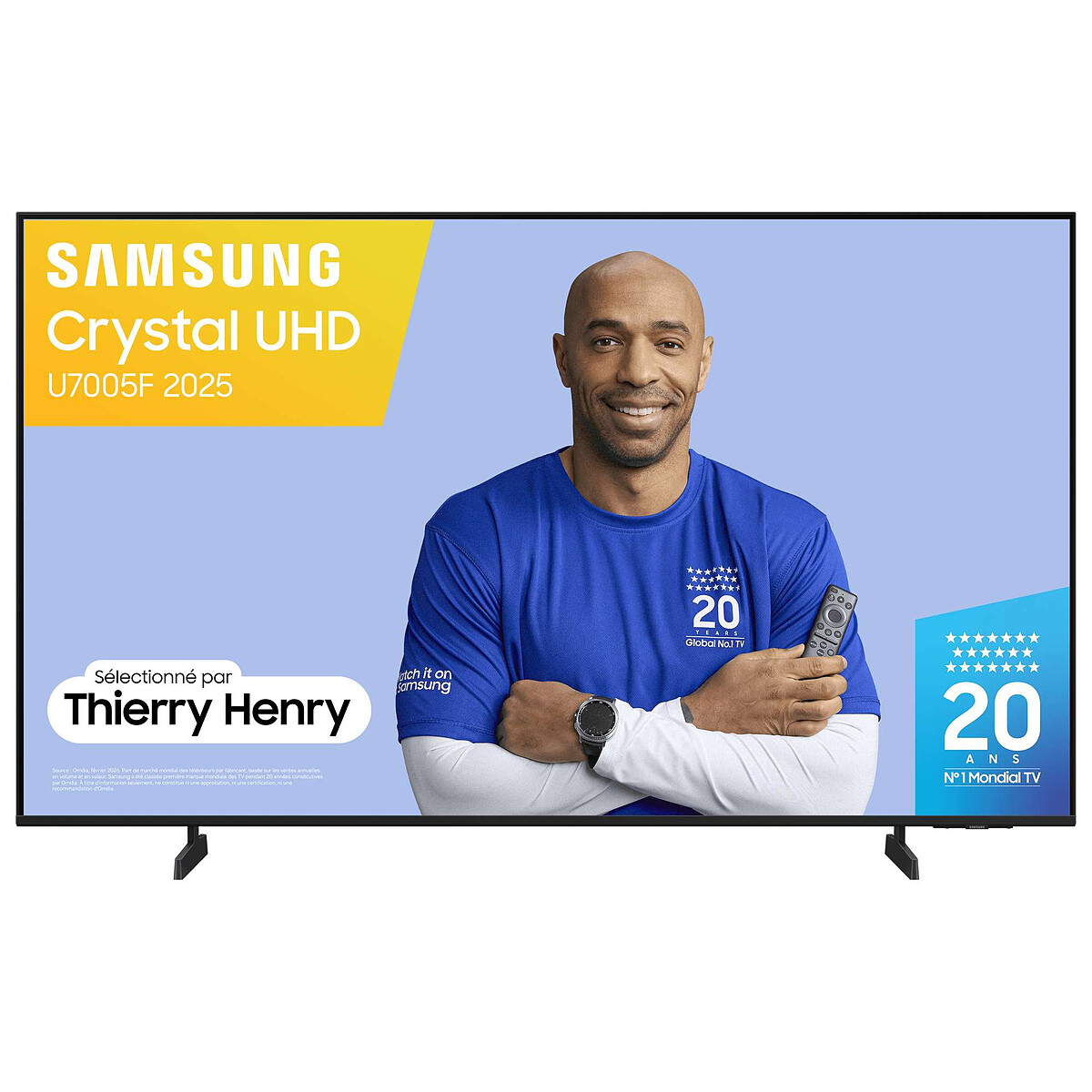 Télévision LED Samsung 4K 55'' TU55U7005F