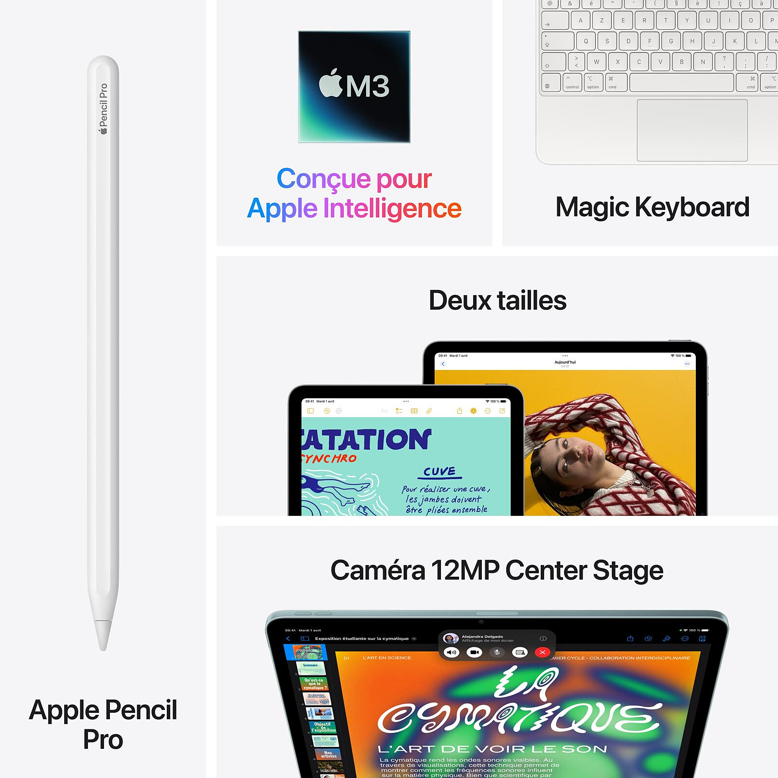 Apple iPad Air M3 11-inch (2025) Wi-Fi + Cellular 256GB Stellar Light