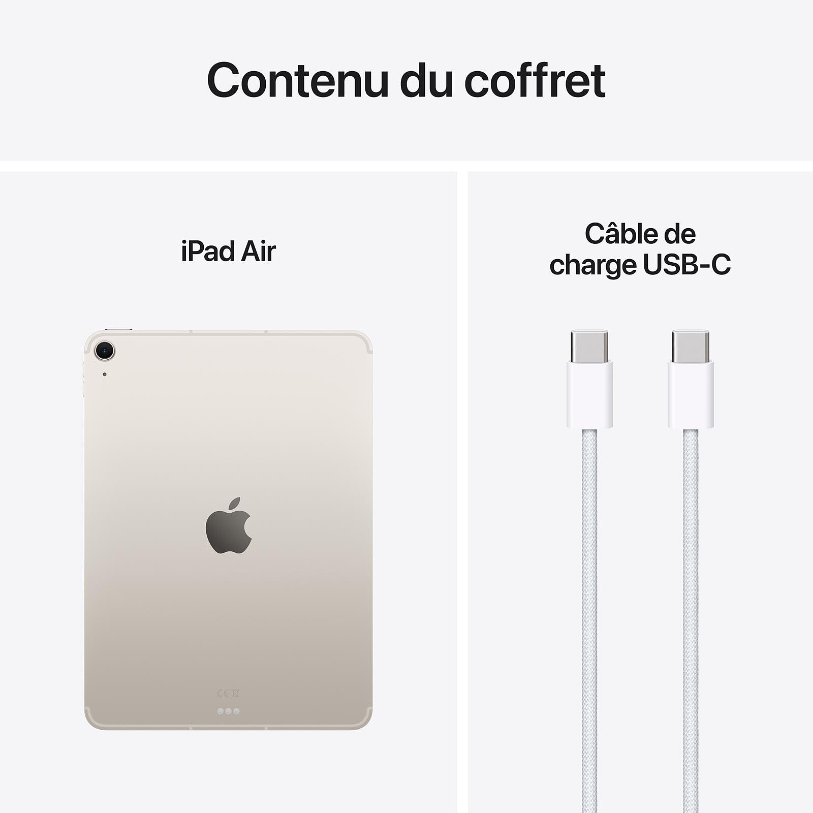 Apple iPad Air M3 11-inch (2025) Wi-Fi + Cellular 256GB Stellar Light