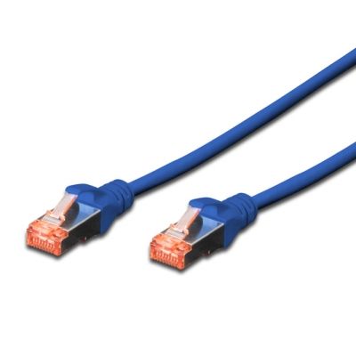 Connectland Cat6 Blinded RJ45 Cable, 10m, Blue