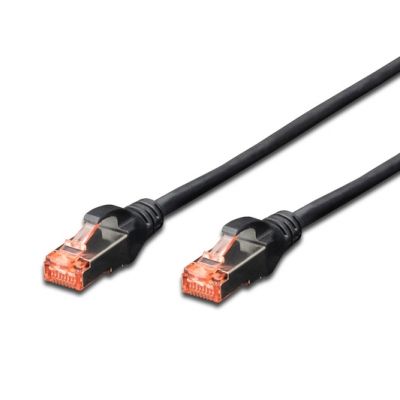 Connectland Cat6 Blinded RJ45 Cable, 10m, Black