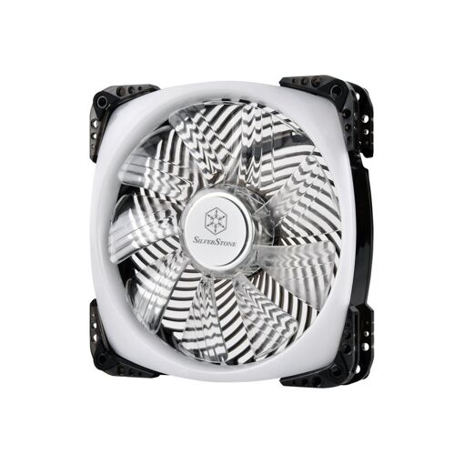 Ventilador del chasis SilverStone AP142-ARGB de 140 mm - Negro/Transparente