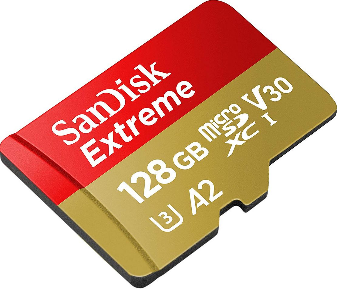 SanDisk Extreme 128GB microSDXC Card + SD Adapter (A2, up to 160MB/s)