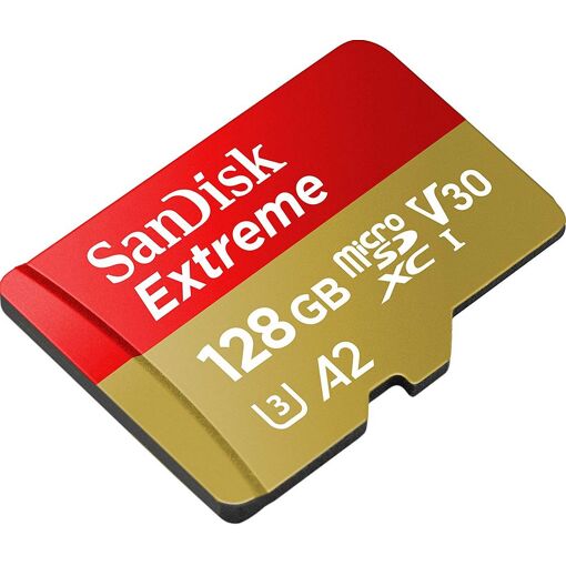 SanDisk Extreme 128GB microSDXC Card + SD Adapter (A2, up to 160MB/s)