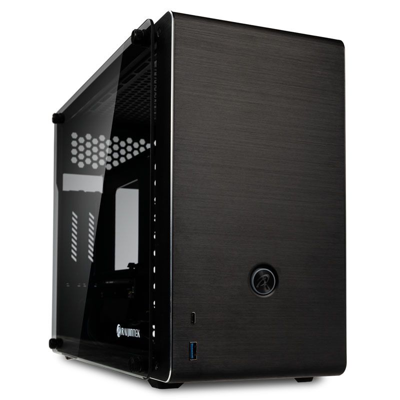 Caja Raijintek Ophion EVO Mini-ITX Negra con Ventana