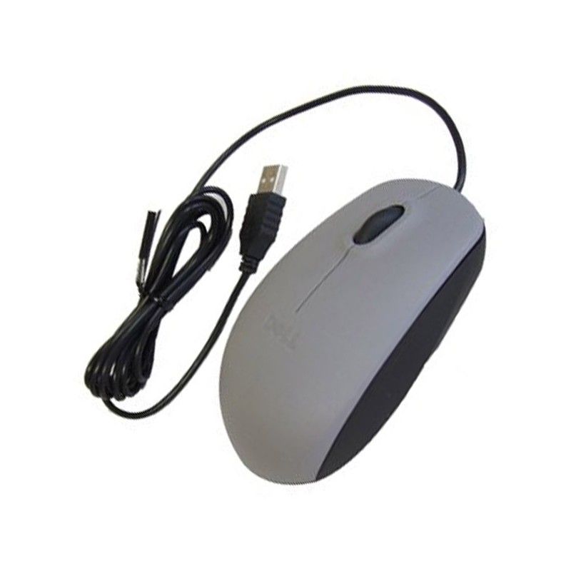 Dell MS111-L USB Wired Mouse - Black/Grey, 1000 DPI