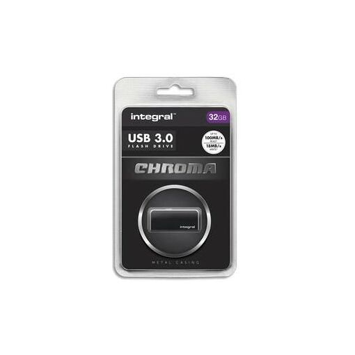 Unidad USB Integral Chroma - 64 GB - USB 3.0 - Negro