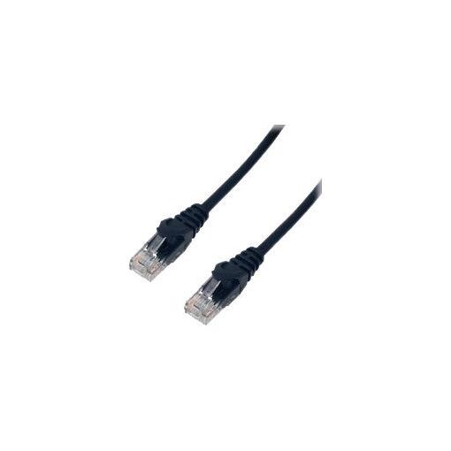 Câble MCL RJ-45 vers RJ-45 - 5 m - UTP Cat 6a - Moulé, sans crochet - Noir