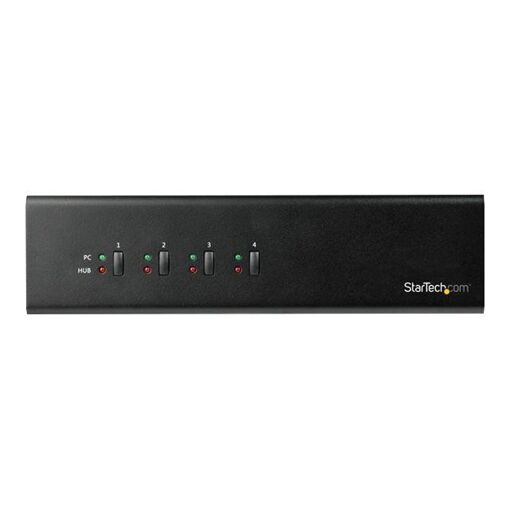 StarTech.com 4-Port USB 3.0 KVM Switch with Integrated Hub