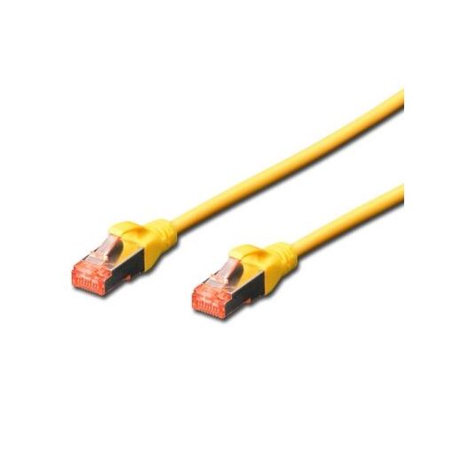 Câble Connectland Cat6 droit blindé RJ45, 0,25m, Jaune