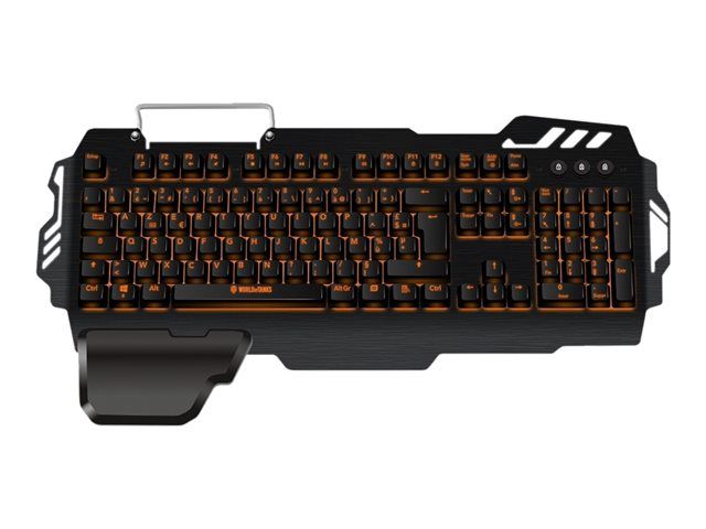 Konix World of Tanks K-50 Keyboard (USB, AZERTY, Backlit)