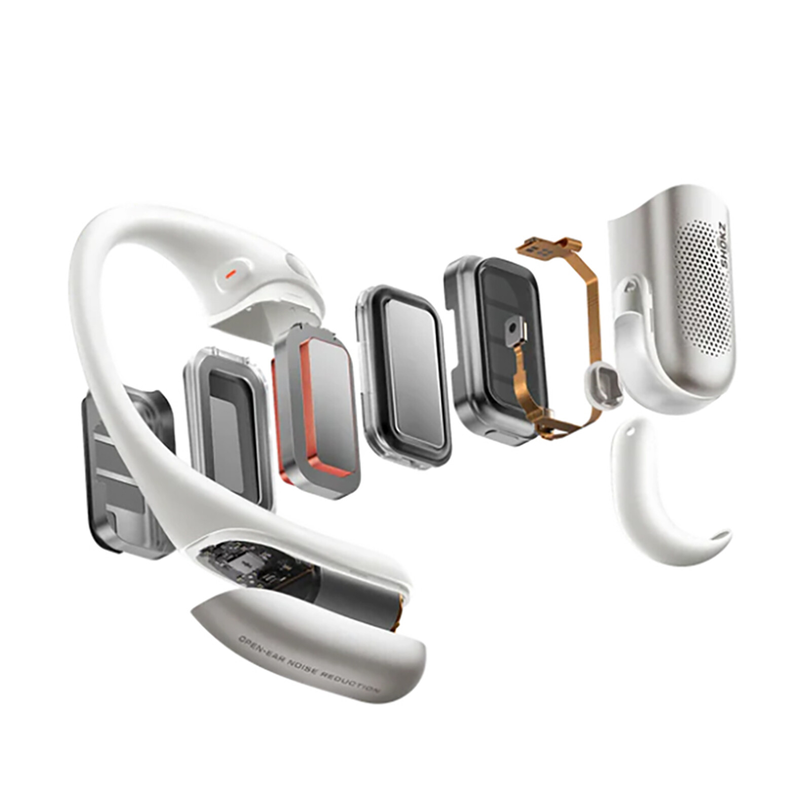 Shokz OpenFit Pro Earbuds (White)