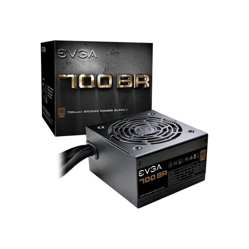 EVGA 700BR - Alimentation interne - ATX12V / EPS12V - 80 PLUS Bronze - 100-240V CA - 700W - PFC actif - Europe
