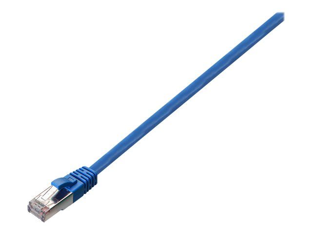 Cable V7 RJ-45 a RJ-45 - 5 m - STP Cat 6 - Moldado, sin gancho - Azul