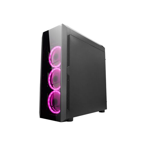 Caja de PC Chieftec Scorpion II GL-02B RGB de Torre Media ATX - Negro