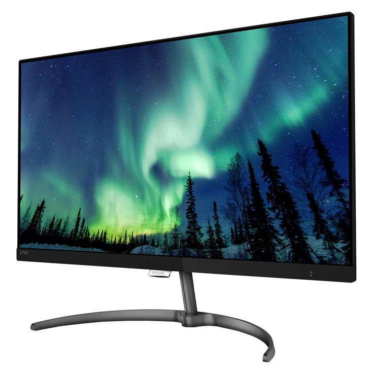 Philips E-line 276E8VJSB - 27" LED 4K Monitor - Black Metallic Bright Gun