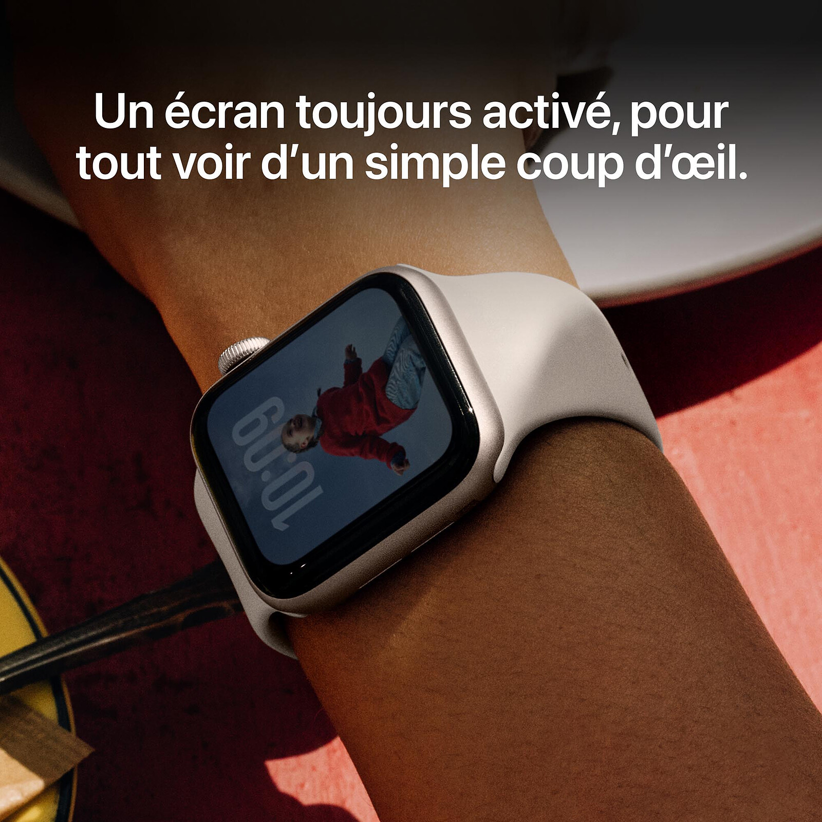 Apple Watch SE 3 GPS 44 mm Aluminum Midnight Sport Band S/M