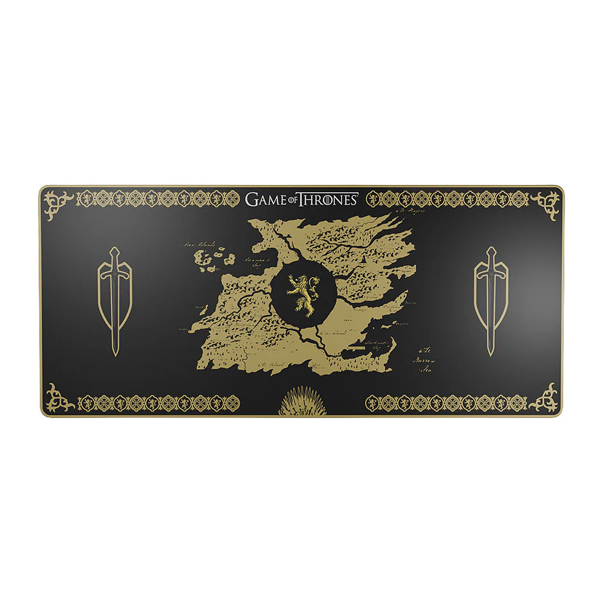 Lexip X Warner Game of Thrones Mousepad (Lannister/Noir)