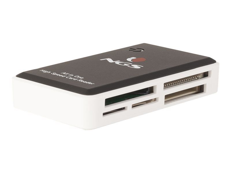NGS Multireader - Card Reader (CFast Type I/II, Microdrive, SD, MiniSD, MMC, RS-MMC, xD, MS, MS Duo, MS PRO Duo, MS Micro, TransFlash) - USB 2.0